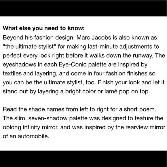 Marc Jacobs Eye-Conic Eye Palette Fine Grind - Picture 16 of 16